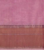 Pure Handloom Kovai Cotton Saree In Orchid Pink