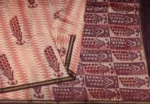 Peach Pink Pure Chanderi Cotton Saree