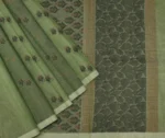 Handloom Pure Kovai Cotton Saree In Pista Green