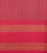 Semi Chanderi Saree In Pista Green