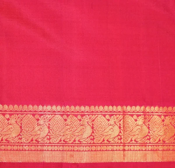 Soft Silk Saree In Dark beige With Ikkat Designs