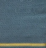 Pure Chanderi Cotton Saree in Sea Green with Ikat Design