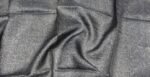 Pure Tussar Silk Saree In Davy GreyWith Golden Zari Border