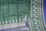 Pure Tussar Silk Saree In Bluish Grey