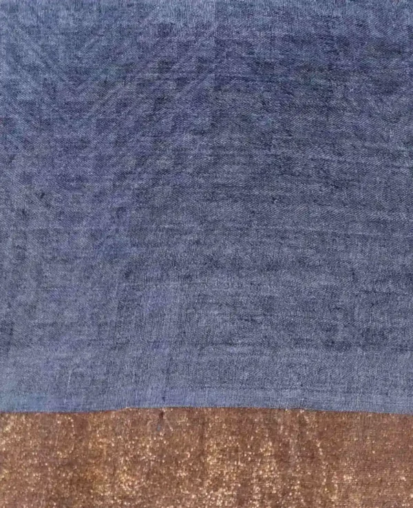 Damask Print Pure Tussar Silk Saree