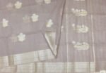 Kota Linen Saree In Pastel Purple
