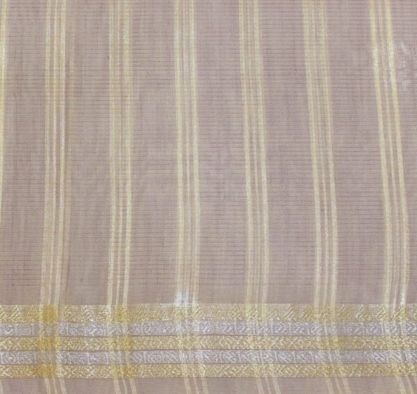 Kota Linen Saree In Pastel Purple