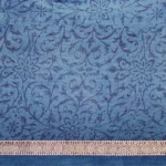 Pastel Mint Chanderi Saree With Geometric Work