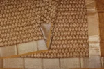 Pure Chanderi Cotton Saree In Rust Brown