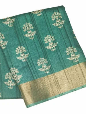 Dola Silk Saree In Sea Green