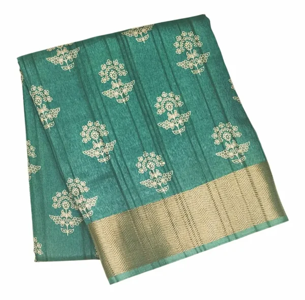 Dola Silk Saree In Sea Green