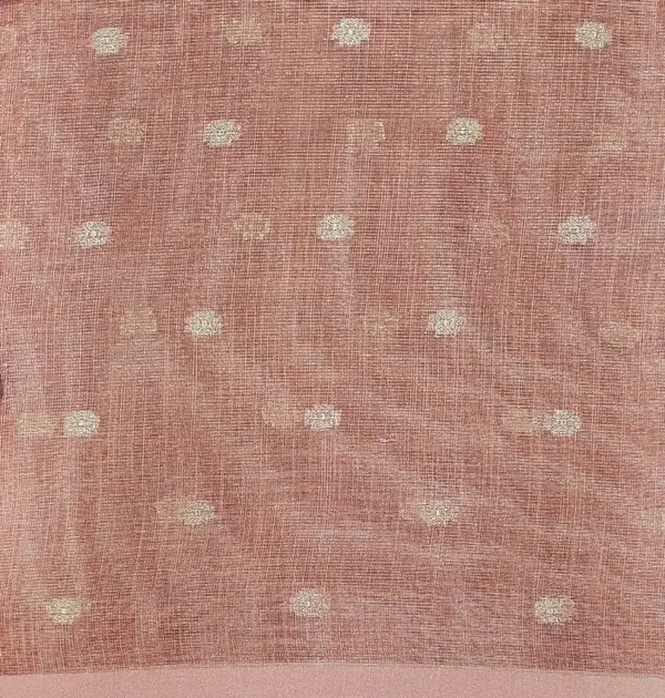 Semi Kota Fancy Saree In Sage Green