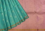 Pure Handloom Soft Silk Saree In Sky Blue Shade