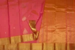 Handloom Pure Soft Silk Saree In Dual Pink Shade