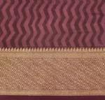 Pure Chanderi Cotton Saree In Wine Red