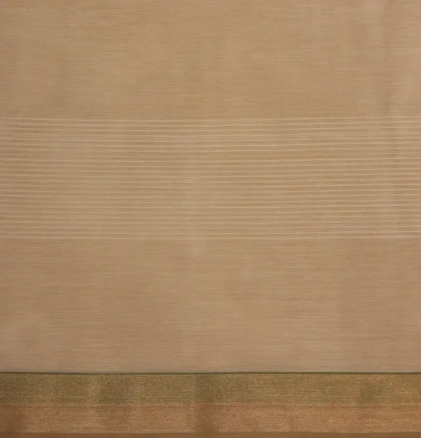 Cream Beige Pure Kovai Cotton Saree