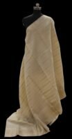 Cream Gold Kota Tissue Saree