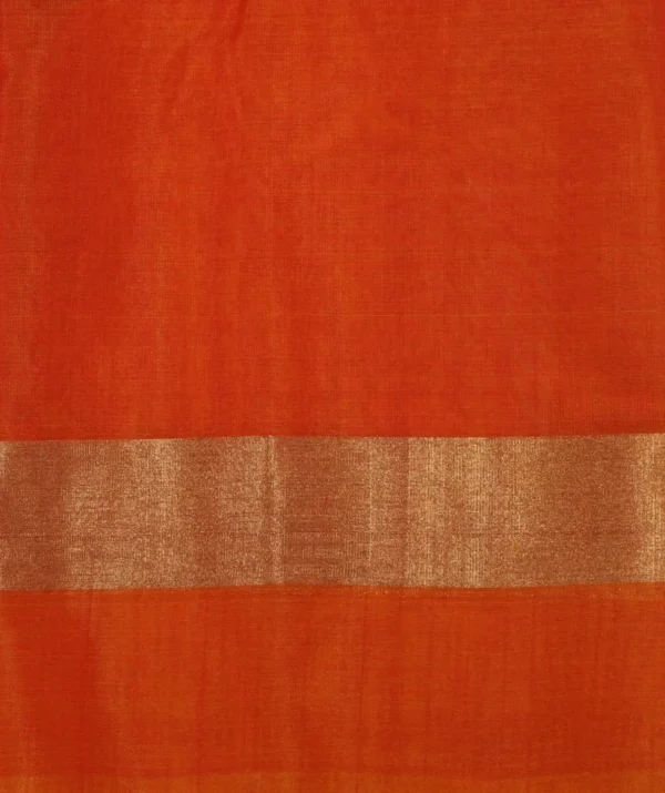Crimson Red Pure Silk Cotton Saree