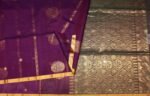 Deep Purple Pure Silk Cotton Saree