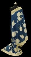 Prussian Blue Semi Tussar Saree
