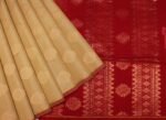 Ivory Cream Pure Silk Cotton Saree