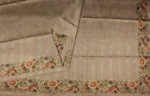 Khaki Semi Tussar Saree