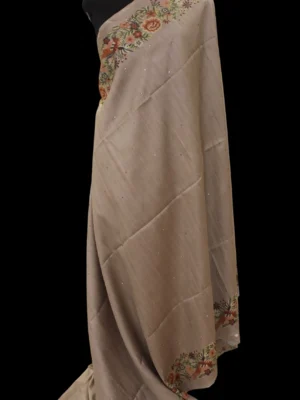 Khaki Semi Tussar Saree