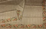 Khaki Semi Tussar Saree