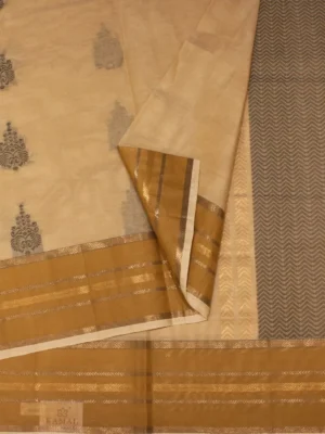 Light Beige Kovai Cotton Saree