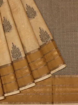 Light Beige Kovai Cotton Saree