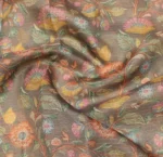 Light Orange Kota Saree