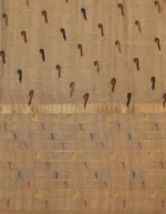 Multicolor Checks Semi Tussar Saree