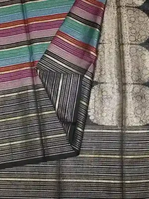 Multicolour Tissue Silk Saree (1)