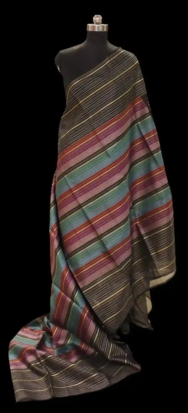 Multicolour Tissue Silk Saree