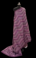 Plum Purple Gajji Silk Saree