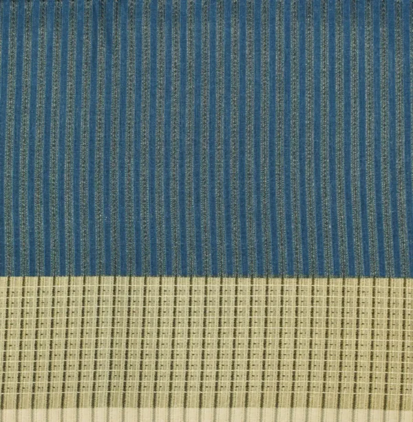 Prussian Blue Semi Tussar Saree