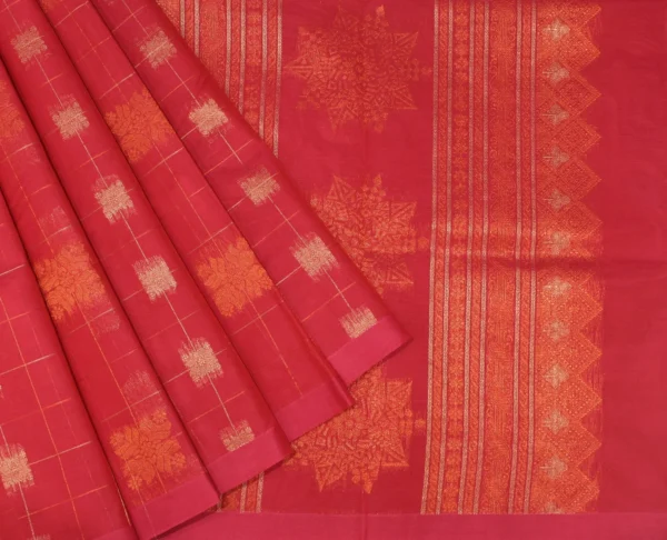 Raspberry Pink Kovai Cotton Saree