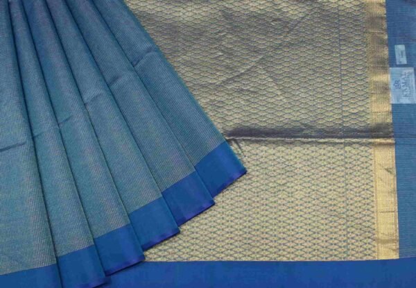Royal Blue Pure Silk Cotton Saree