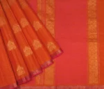 Rust Orange Kovai Cotton Saree
