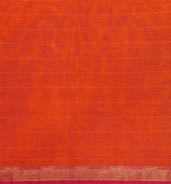 Rust Orange Kovai Cotton Saree