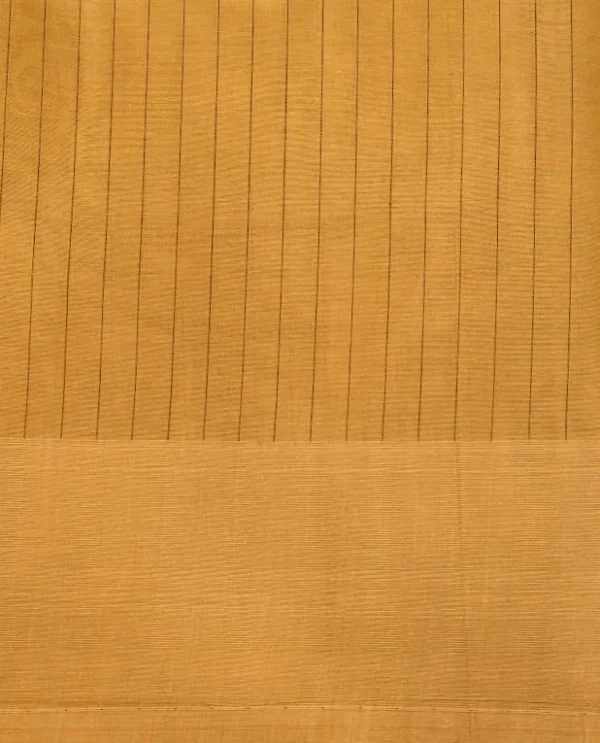 Pure Handloom Kovai Cotton Saree In Warm Beige