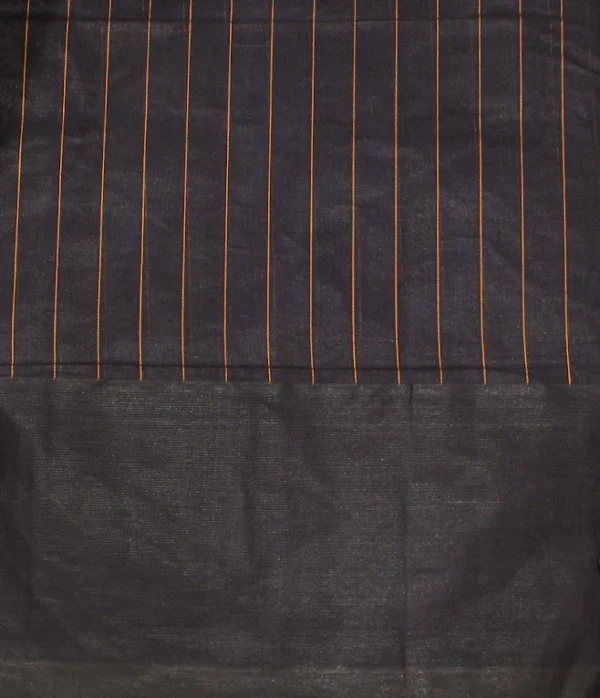 Dark Navy Blue Kovai Cotton Saree