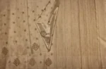 Sandal Beige Semi Tussar Saree