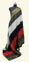Black Chappa Tussar Saree