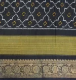 Black Chappa Tussar Saree