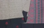 Black Pure Temple Cotton Saree