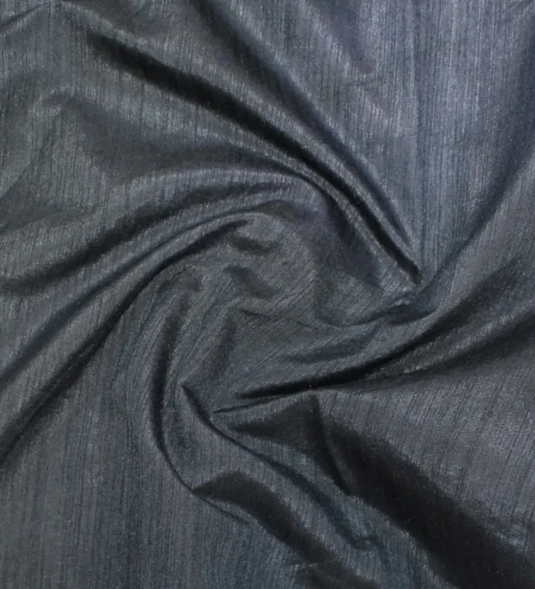 Black Raw Silk Saree
