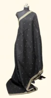 Black Semi Tussar Saree