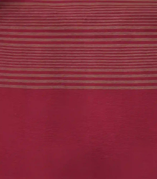 Crimson Red Pure Kovai Cotton Saree
