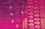Grape Purple Pure Silk Cotton Saree